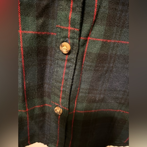 Abercrombie & Fitch Green Flannel Shirt - A&F soft size XS - Picture 5 of 5